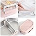 Arderlive Bento Lunch Box With portable utensils, 2- Sealed Compartment Leakproof Stainless Steel Lunch Container For Kids Or Adults, Bpa-Free(Pink)