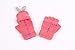 AYUBOOM Baby Boys Girls Gloves,Kids Winter Gloves, Warm Mittens With Mitten Cover (rose red)