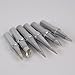 Bleiou 6 Pcs/Set Replacement ET Soldering Iron Tips for Weller WE1010NA, WESD51,WES50/51,PES50/51 LR21 Series Solder