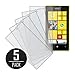 Nokia Lumia 520 Screen Protector Cover, MPERO Collection 5 Pack of Matte Anti-Glare Screen Protectors for Nokia Lumia 520