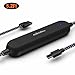 USB C Portable Battery Phone Charger - miraku M9 1500mAh Extra Battery Bankup with 5.2Ft Braided Power Cable for Samsung S8 S8 Plus, LG G6 Nexus P6, Google, HTC and More (Black)