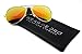 WearMe Pro - Classic Mirror Lenses Aviator Sunglasses w/Flex Hinges