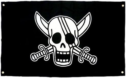 Amazon One Piece ワンピース10周年記念 Pirates Flag 海賊旗 赤髪海賊旗 アニメキャラクターインテリアグッズ通販 おもちゃ おもちゃ