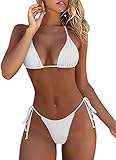 ATENGNES Women's 2 Piece Swimsuit Halter String