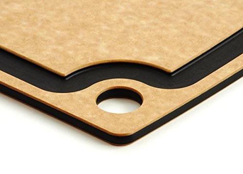 Epicurean Gourmet Series Cutting Board, 17.5-Inch by 13-Inch, Natural/Slate - //medicalbooks.filipinodoctors.org