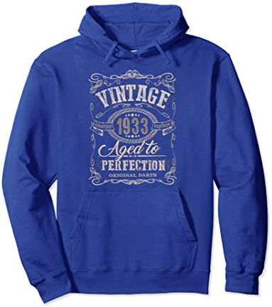 Unisex 85th Birthday gift shirt Vintage dude 1933 85 year old 2XL Royal Blue