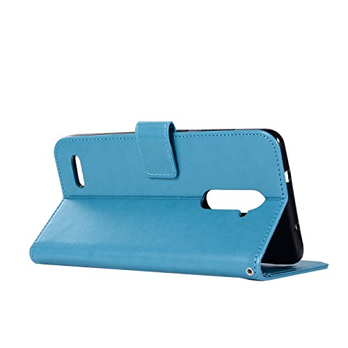 image for ZTE ZMax Pro Case, ZTE Carry Z981 Case, ARSUE Premium Soft Flip Folio 