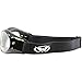 Global Vision Red Baron Motorcycle/Aviator Goggles Black Padded Frame w/Clear Lens
