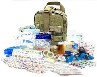 Military Rip-Away EMT First Aid Kit IFAK Level 1 for Army Medic - Multicam #FA16 by Surplus Provisions