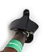 Wall Mounted Bottle Opener, Midnight Black, by Sky Solutions with Free Matching Mounting Screws. Classic Vintage Wall Beer Bottle Openers