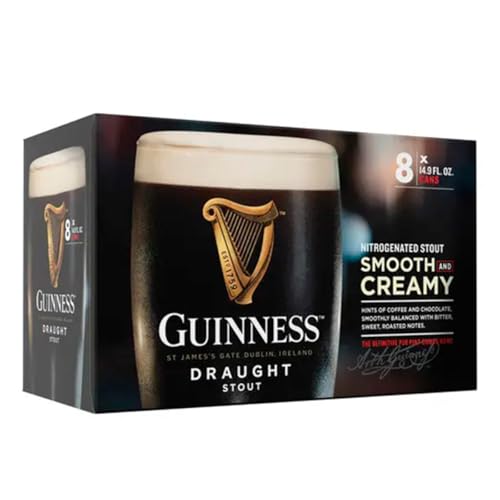 Cerveza importada Guinness Draught 440 Ml - 8 Pack