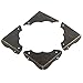 uxcell Metal Table Retro Style Corner Covers Protector 40mmx40mm 4 Pcs