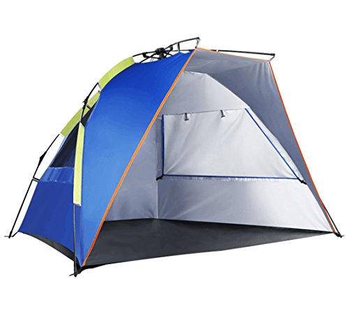 Sports god easy up beach tent deluxe xl sun shelter out…