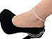 imixlot 2 Row Chain Sexy Rhinestones Stretch Anklet Bracelet for Women Lady