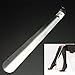 Bluelans Stainless Steel Extra Long Handled Shoe Horn Shoe Lifter Durable Tool Silver, 30cm/11.8inch