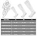 APTESOL Knee High Sport Soccer Baseball Socks for Youth Boys Girls (1/3/5 Pairs)