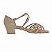 LOVELY BEAUTY Lady's Ballroom Dance Shoes for Chacha Latin Salsa Rumba Practice,Skin Color PU, 1.6