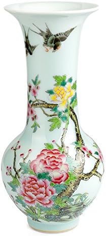 Traditional Chinese Ceramic Decorative Jar Vase,Jingdezhen Oriental Handcrafted Porcelain Decro