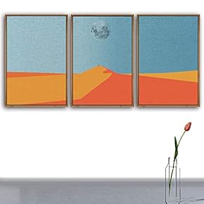 3 Piece Framed Canvas Wall Art for...