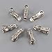 FOMMEN Clothes Pins 32 Pcs Metal Beach Chair Towel Clips,Heavy Duty Stainless Steel Clothespin, Row Cover Clips,Garden Clips,Greenhouse Clamps
