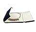 Dark Blue Velvet Banquet Large Necklace Pearl Strands Gift Box Packaging Premium Grade Velvet Unique Style Hard Shell Button Tight Large Room Inside Fine Exhibition Gift for Her (Jewelry not included)