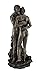 Veronese Design The Lovers Bronze Finished Loving Touching Couple Nude Statue