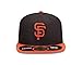 New Era Men's MLB San Francisco Diamond Era 59FIFTY Black/Orange Hat 7 1/8