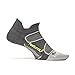 Feetures! Men's Elite Ultra Light No Show Tab, Graphite + Reflector, Medium
