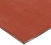 Silicone Sheet, 70A Durometer, Smooth Finish, No Backing, Red, 0.125" Thickness, 4" Width, 36" Length