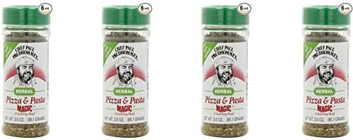 Magic Seasoning Blends Herbal Pizza and Pasta Magic, 3-Ounce Bottles (Pack of 6) (4 Pack)