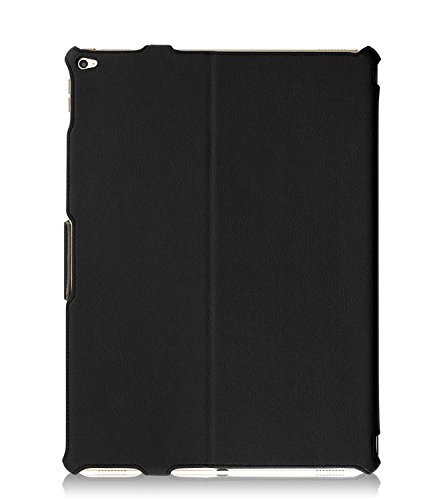 KHOMO iPad Pro Case 1st Generation Black PU Leather