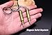 AVEC JOIE Gun Keychain Sniper and Rifle Shooting Gun Key Chain Bag Charm Pendant Metal Weapon Gun Shaped Keyring for Men and Boys