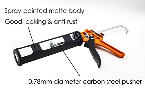 GNB Industry Standard Size 10oz Caulking Gun Setï¼Œ Manual Cartridge Rod Cradleï¼ŒFits 10 oz tube/cartridge