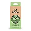 Beco Strong & Large Poop Bags - 60 Bags (4 Rolls of 15) - Unscented - Dispenser Compatible Dog Poo Bags