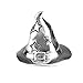 inBLISS Witch Hat Wizard's Hat Charm Bead 925 Sterling Silver Compatible with Pandora Charm Bracelet