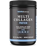 Premium Multi-Collagen Protein Powder - High-Quality Blend of Grass-Fed Beef, Chicken, Wild Fish and Eggshell Collagen Peptides, Providing Type I, II, III, V and X, Flavorless