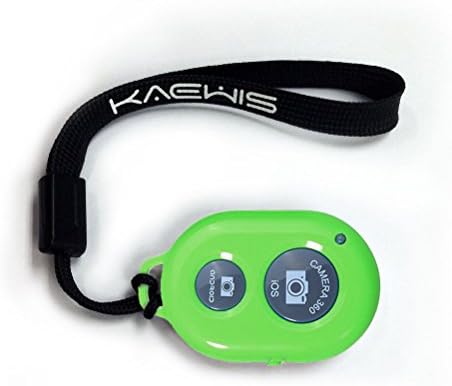 KAEWIS Wireless Camera Shutter Remote Control for Smartphones -Bluetooth Shutter for Selfie camera for iPhone, Smartphones (Green)