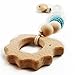 Baby Teether Baby Shower Pacifier Clip Crochet Teether Wooden Baby Teether Toys