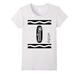 White Crayon Halloween Couple Friend Group Costume T-shirt