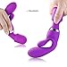 GSPY Three-in-one Vibrating Rabbit Vibrator, Wand Massager- Rechargeable G Spot Clitoris Vagina Stimulation-Adult Sex Toys for Women, Couples
