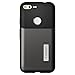Spigen Slim Armor Google Pixel XL Case with Kickstand and Air Cushion Technology Hybrid Drop Protection for Google Pixel XL 2016 - Gunmetal