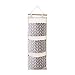 Iuhan 3 Grids Wall Hanging Storage Bag Organizer Toys Container Decor Pocket Pouch (Gray)