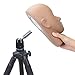 BHD BEAUTY Eyelash Practice Head with Replacement Mask Brown Color PVC Makeup Training Mannequin for Cosmetology
