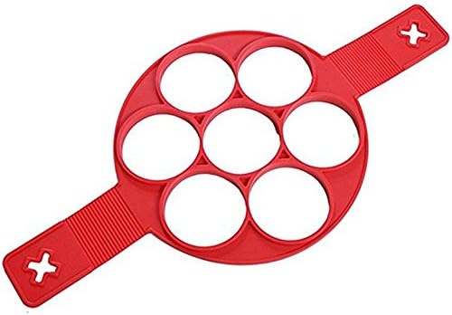 Sanvan Nonstick Silicone Pancakes Mold,Cooking Tool Molds,Pancakes Eggs Fixator,Fast &amp; Easy Way to Make Perfect Pancakes