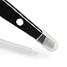 Sunmore Slant Tweezers,Precision Eyebrow Stainless Steel Slant Tip Tweezer Hollowed