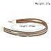 Bfiyi Leather Wrap Bracelet Women Prime Handmade Bangle Cuff Wristband Gold Tube Bracelet with Multilayer Wrap for Teen Girls, Wife
