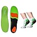 Sports Orthotic Insoles (1 Pair) & Foot Sleeve Socks (1 Pair) - Shoe & Boot Orthotic Inserts - Plantar Fasciitis Arch Support Gel Orthotics Insole (Pack of 4)