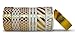 AIM HOBBIES Washi Masking Tape Set of 6 Plus Free Bonus ROLL (Gold 1)