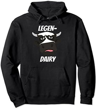 Unisex It's Going to be Legendary (Legendairy) Cow hoodie 2XL Black