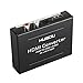Musou HDMI Audio Extractor V1.4,HDMI to HDMI + Optical Toslink(SPDIF) + RCA(L/R) Stereo Analog Outputs Video Audio Splitter Converter Support 4K,Black